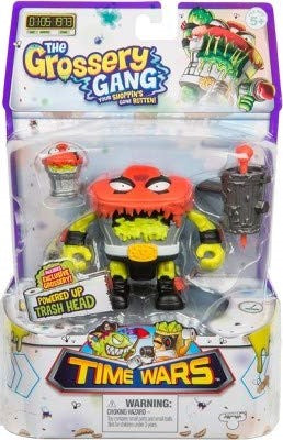 THE GROSSERY GANG S5 W3 ACTION FIGURES TRASH HEAD