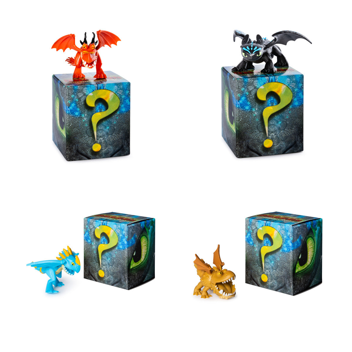 DREAMWORKS DRAGONS MYSTERY DRAGONS 2 PACK ASSORTED