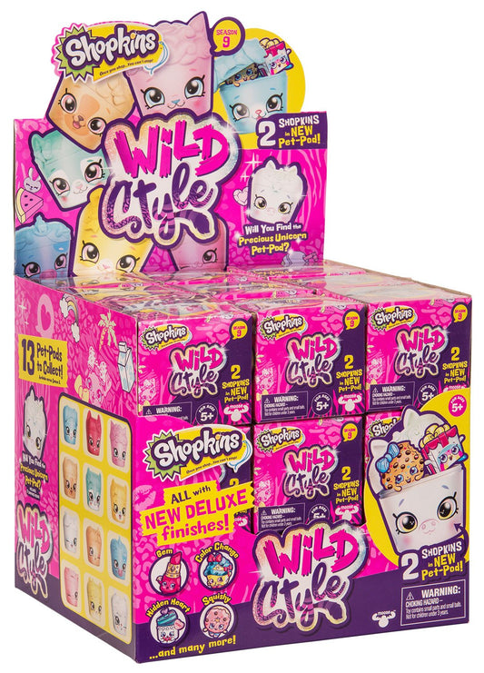 SHOPKINS S9 WILD STYLE 2 PACK CDU