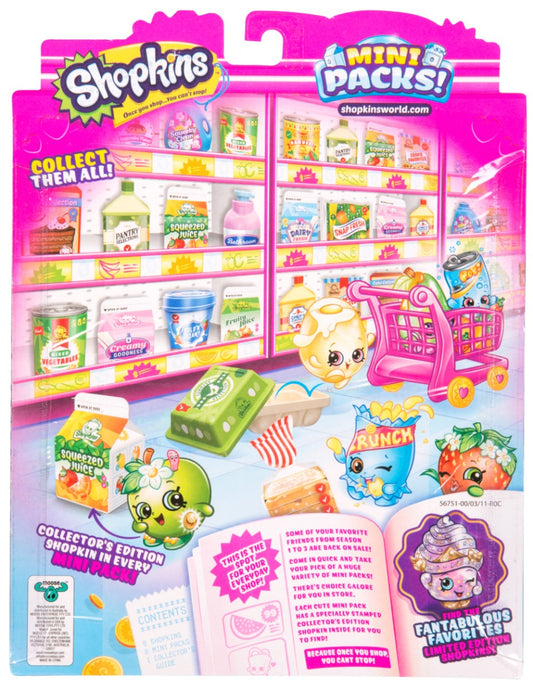 SHOPKINS S10 MINI PACK SHOPPER PACK
