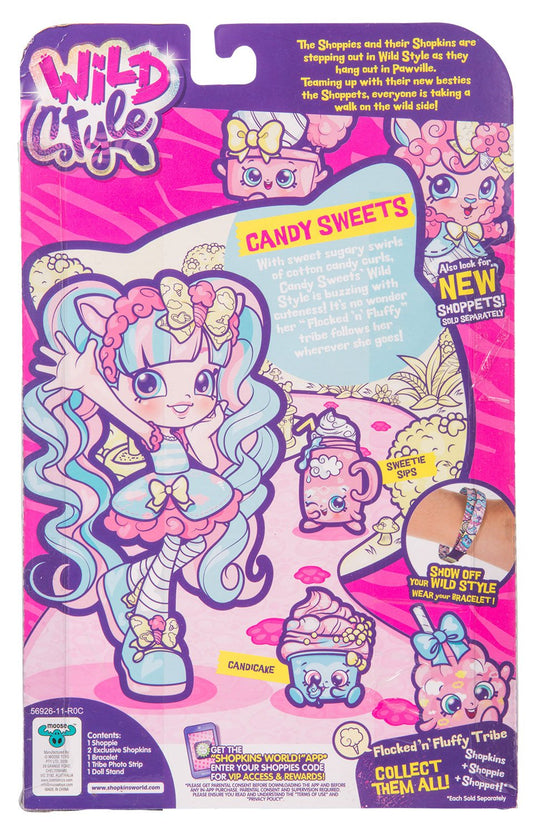 SHOPKINS SHOPPIES S9 WILD STYLE SINGLE PACK W2 CANDY SWEETS