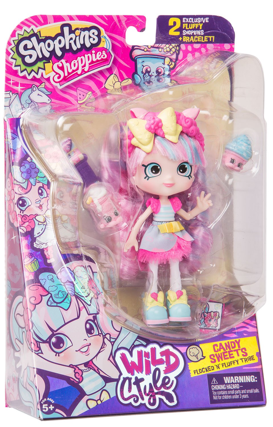 SHOPKINS SHOPPIES S9 WILD STYLE SINGLE PACK W2 CANDY SWEETS