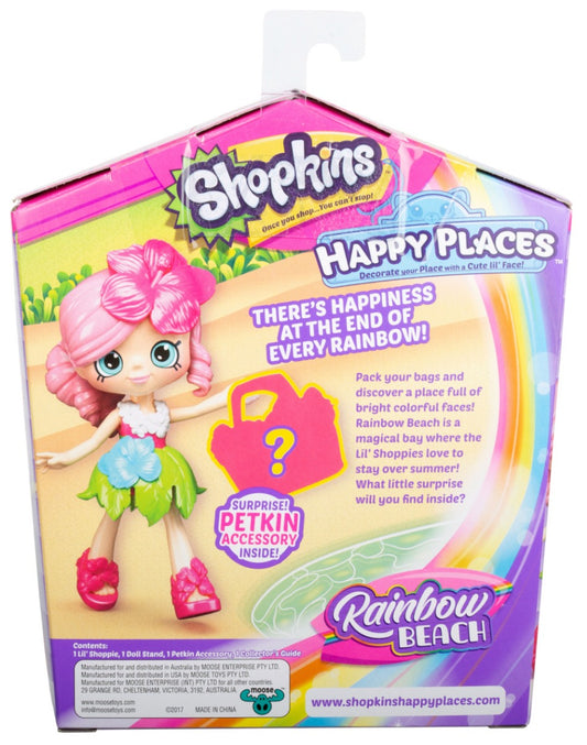 HAPPY PLACES SHOPKINS S5 W1 DOLL SINGLE PACK ISLA HIBISCUS
