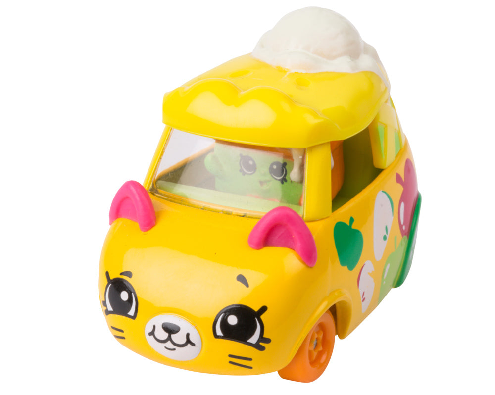 CUTIE CARS SHOPKINS S2 W3 SINGLE PACK QT2-20 APPLE PIE RIDE