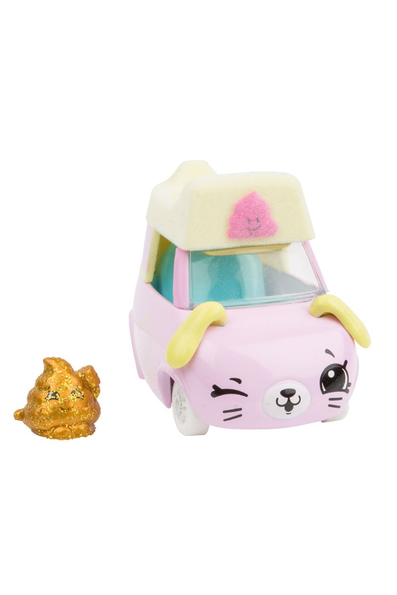 CUTIE CARS SHOPKINS S3 W2 SINGLE PACK QT3-24 POOP COUPE