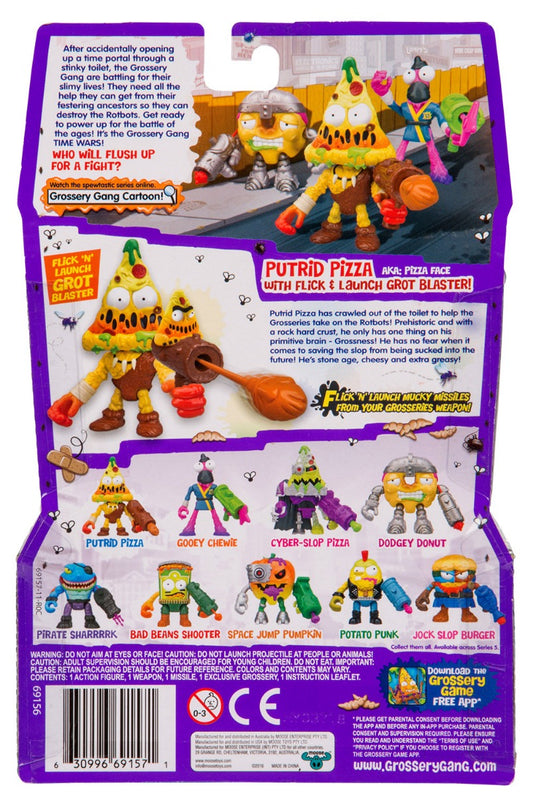 THE GROSSERY GANG S5 W1 ACTION FIGURES PUTRID PIZZA