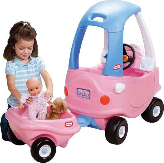 LITTLE TIKES Princess Cozy Coupe Trailer (Pink)