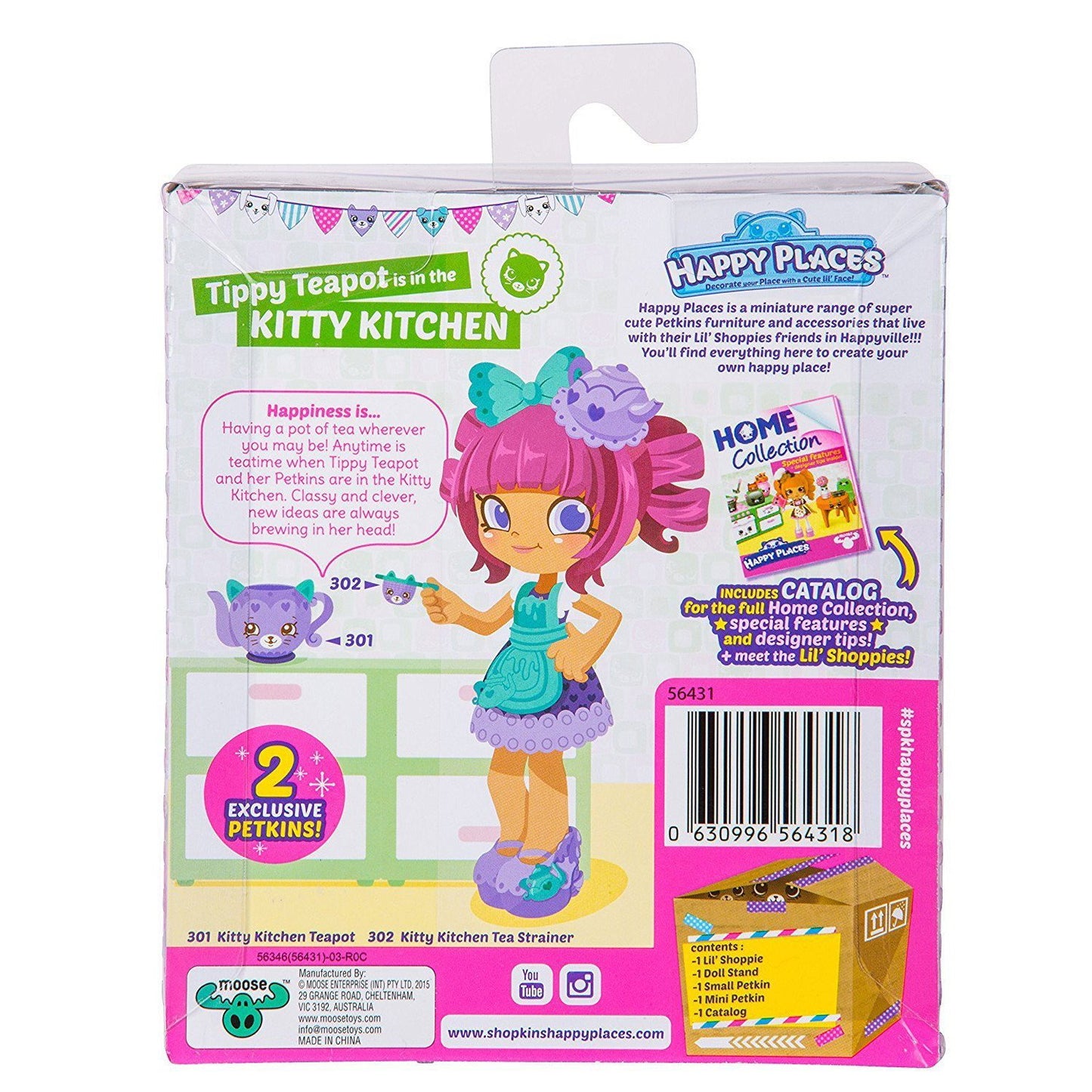 HAPPY PLACES S2 DOLL SINGLE PACKS SET OF 6