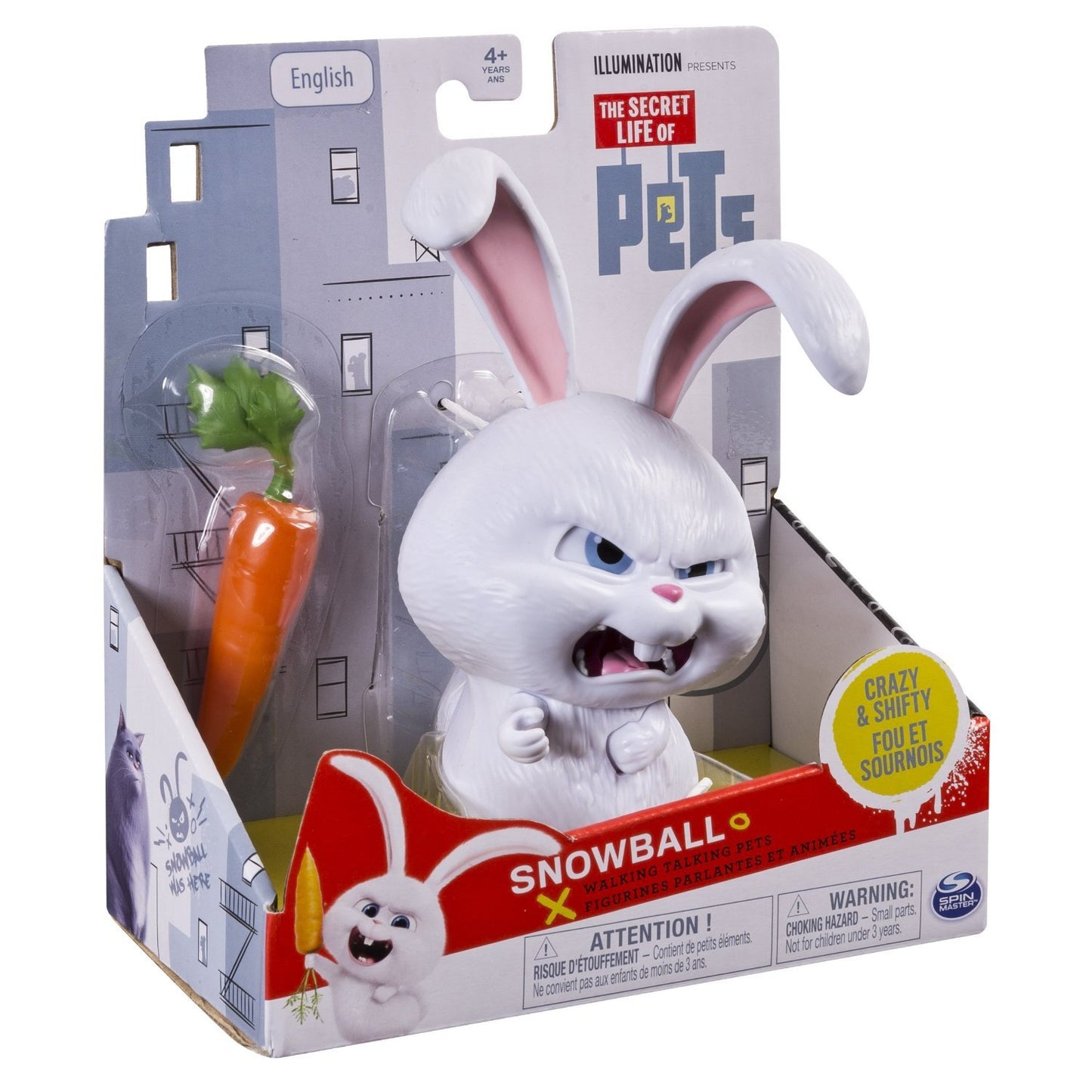 SECRET LIFE OF PETS WALKING TALKING PETS SNOWBALL