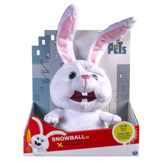 SECRET LIFE OF PETS TALKING 12" PLUSH BUDDY SNOWBALL