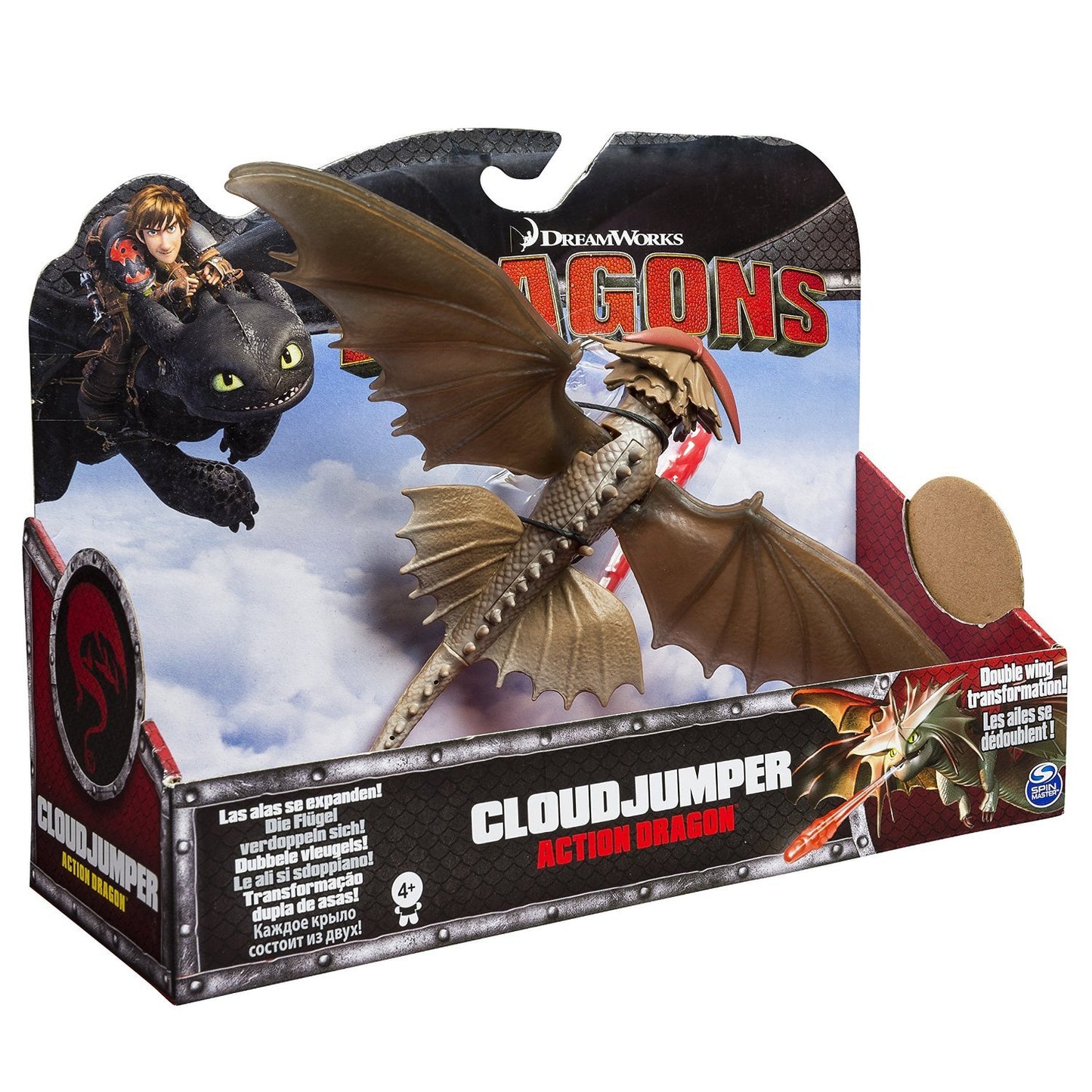 DREAMWORKS DRAGONS CLOUDJUMPER ACTION DRAGON