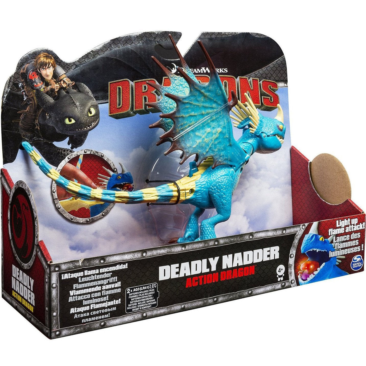 DREAMWORKS DRAGONS DEADLY NADDER ACTION DRAGON (2015)