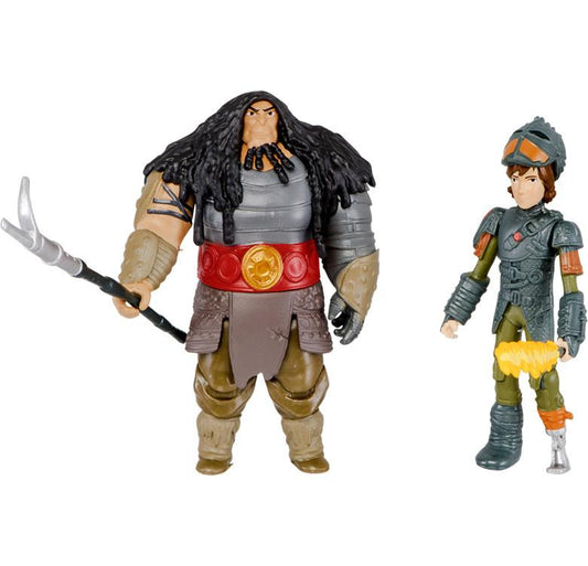 HOW TO TRAIN YOUR DRAGON 2 HICCUP VS DRAGO VIKING WARRIORS 2-PACK