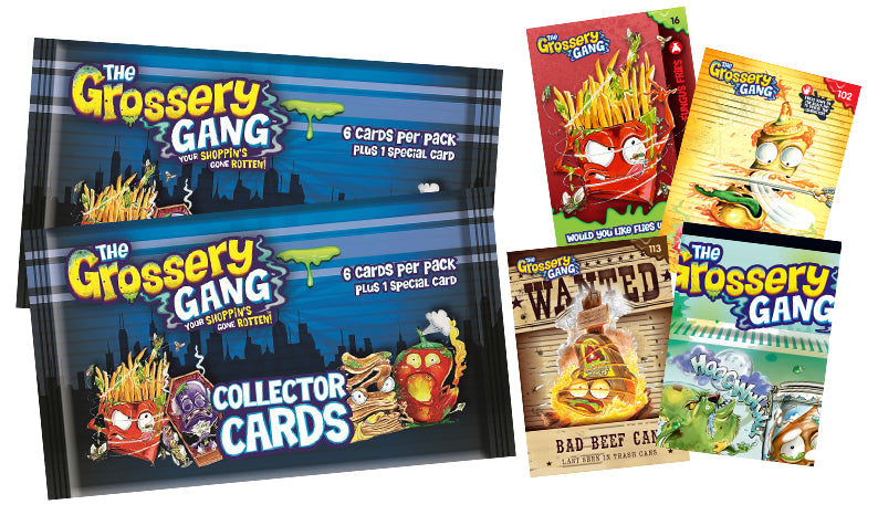 THE GROSSERY GANG COLLECTOR CARDS CDU (36 PACKS)