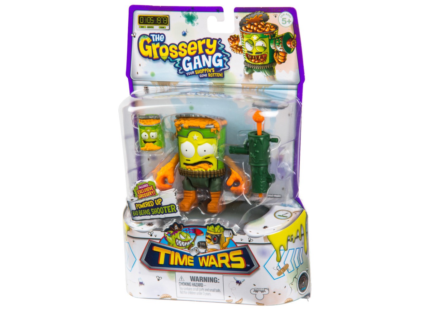 THE GROSSERY GANG S5 W2 ACTION FIGURES BAD BEANS SHOOTER