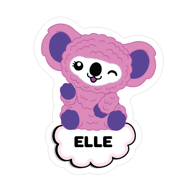 TOPPS I Love Koalas Cute Figures Display Box (12 Packets)