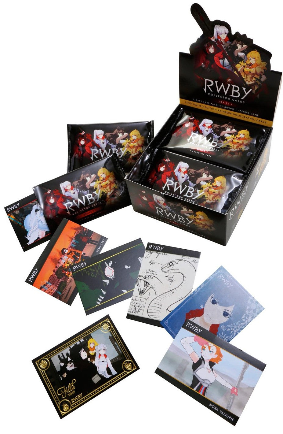 RWBY COLLECTOR CARDS SERIES 1 CDU (36 PACKS)