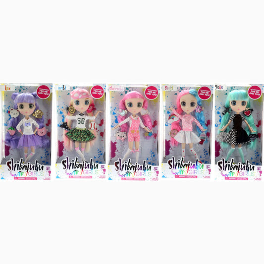 SHIBAJUKU GIRLS DOLLS (W3) COMPLETE SET