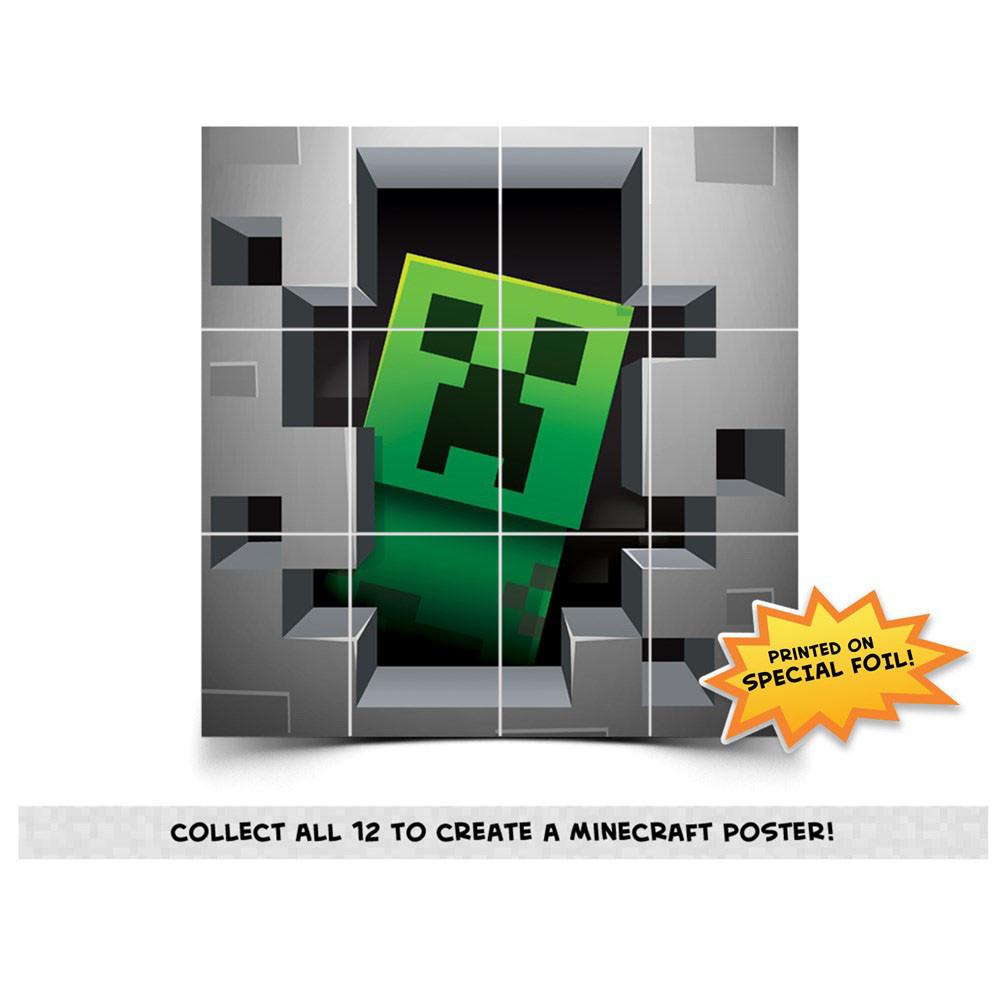 MINECRAFT TRADING CARDS COLLECTIBLE STICKER PACK