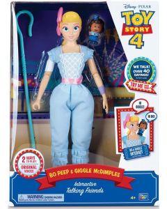 TOY STORY 4 BO PEEP & GIGGLE McDIMPLES Interactive Talking Friends