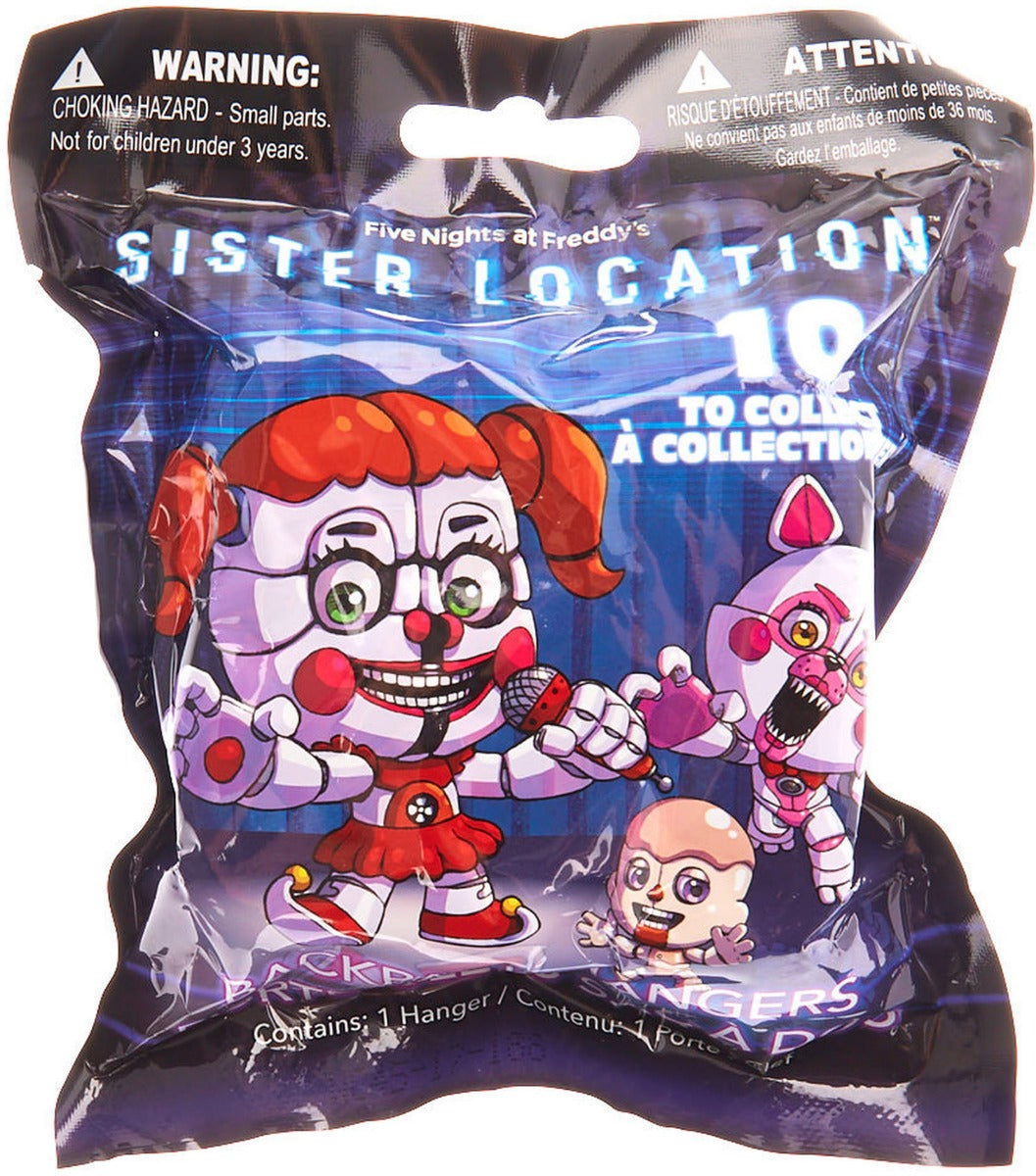 FIVE NIGHTS AT FREDDY'S SISTER LOCATION HANGERS PDQ CASE