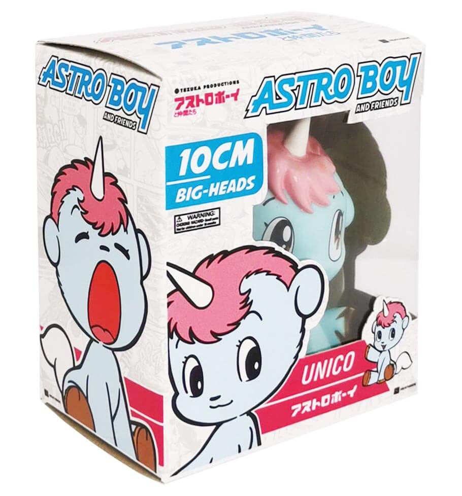 ASTRO BOY AND FRIENDS Big Heads Unico Vinyl figure