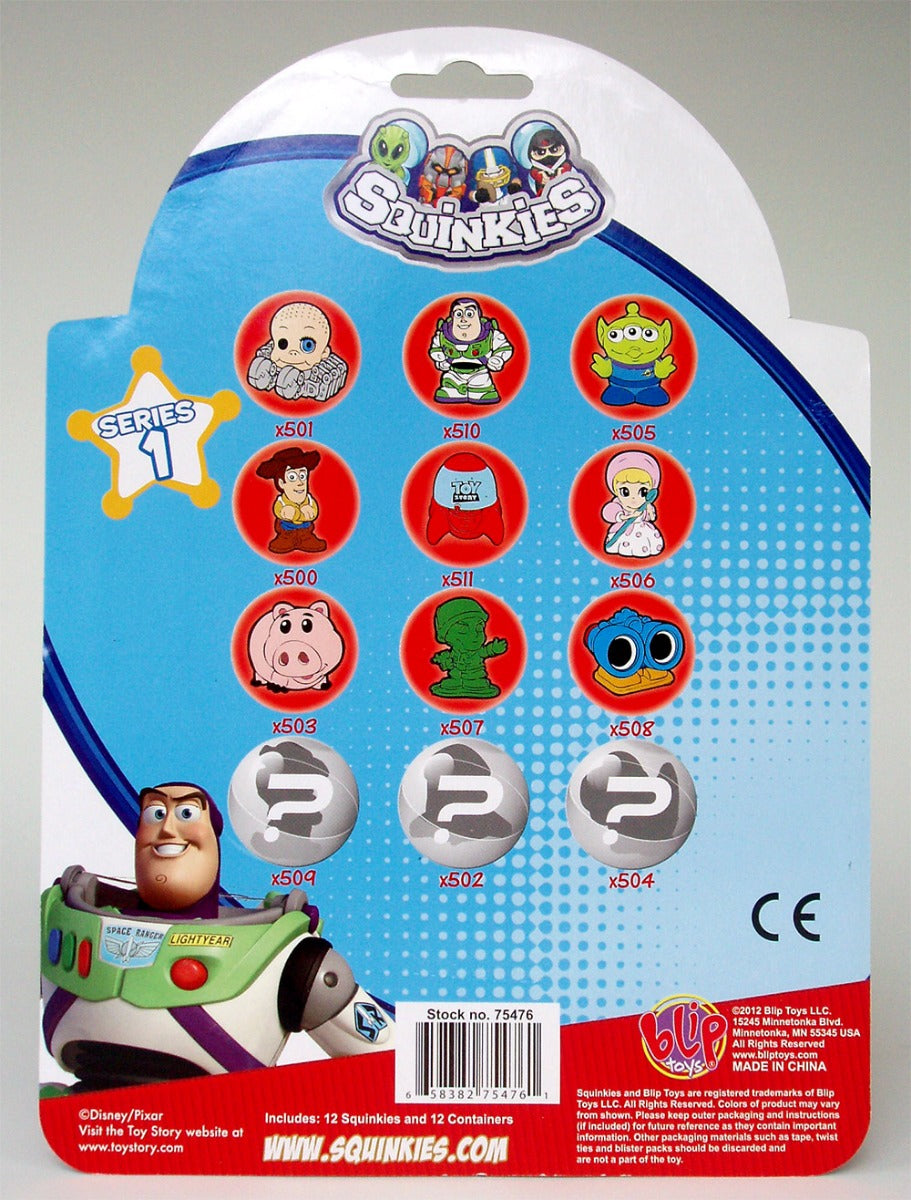 SQUINKIES TOY STORY BUBBLE PACK SERIES 1