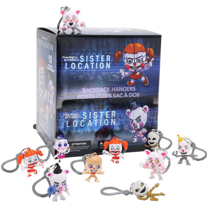 FIVE NIGHTS AT FREDDY'S SISTER LOCATION HANGERS PDQ CASE