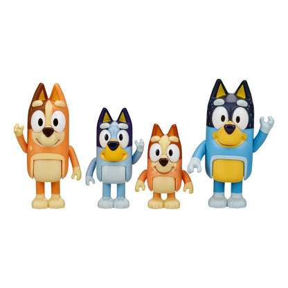 BLUEY & FAMILY 4 PACK FIGURINE SET