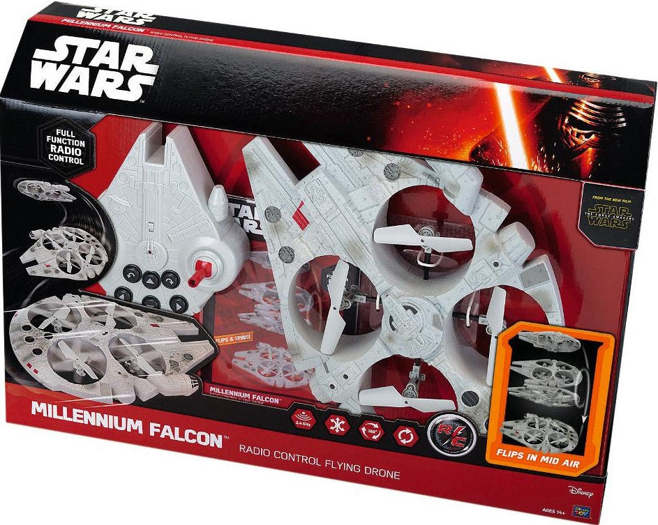 STAR WARS MILLENNIUM FALCON RADIO CONTROL FLYING DRONE