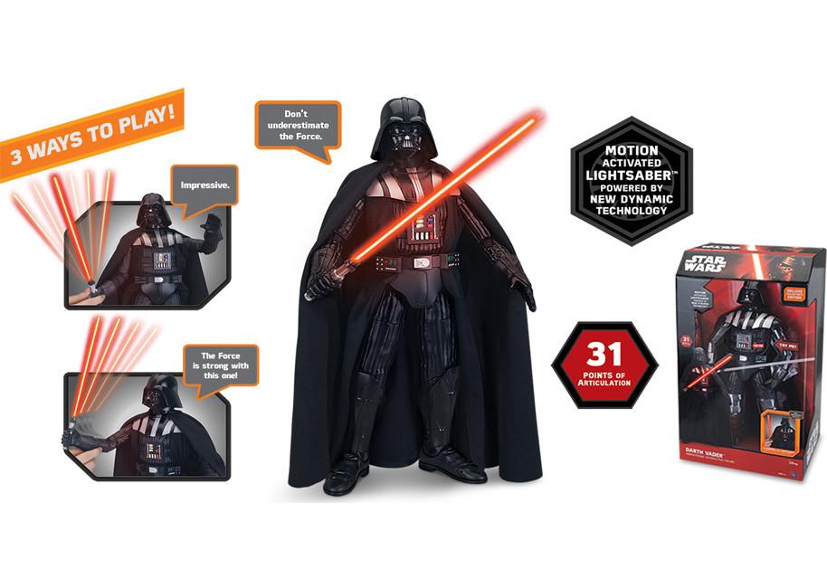 STAR WARS DARTH VADER ANIMATRONIC INTERACTIVE FIGURE 17"