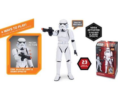STAR WARS STORMTROOPER ANIMATRONIC INTERACTIVE FIGURE 16"