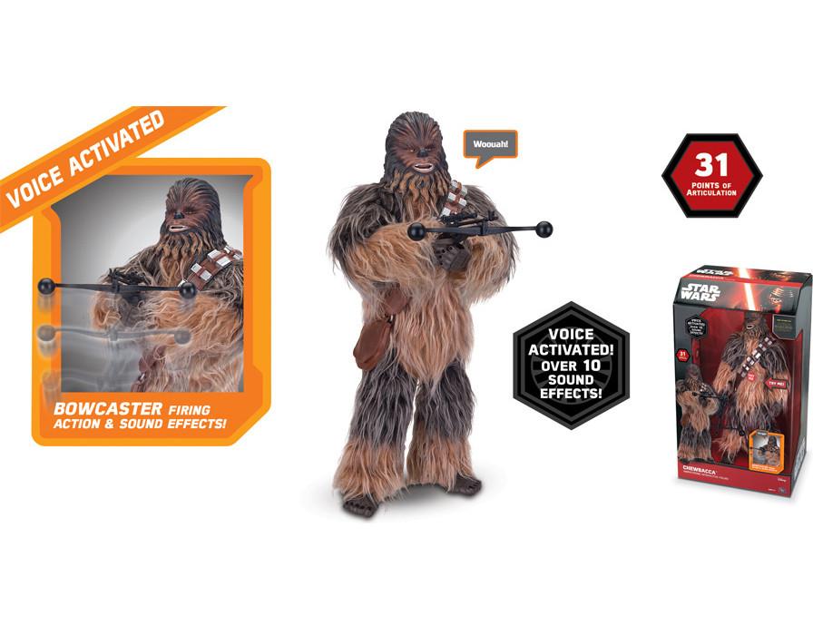 STAR WARS CHEWBACCA ANIMATRONIC INTERACTIVE FIGURE 17"