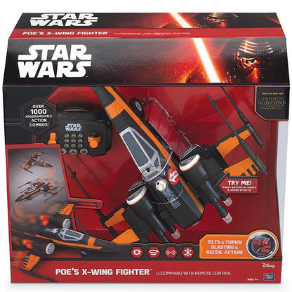 STAR WARS POE'S X-WING FIGHTER U-COMMAND WITH RC