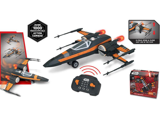 STAR WARS POE'S X-WING FIGHTER U-COMMAND WITH RC