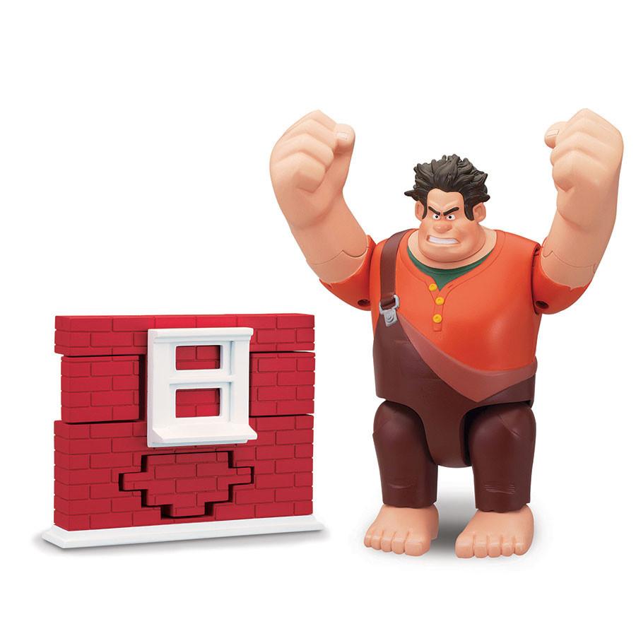 WRECK-IT RALPH DELUXE ACTION FIGURE WALL SMASHING RALPH