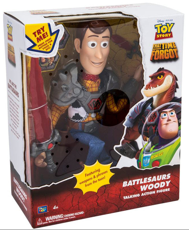 TOY STORY THAT TIME FORGOT BATTLESAURS WOODY