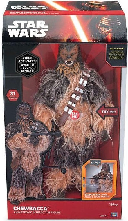 STAR WARS CHEWBACCA ANIMATRONIC INTERACTIVE FIGURE 17"