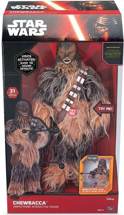 STAR WARS CHEWBACCA ANIMATRONIC INTERACTIVE FIGURE 17"