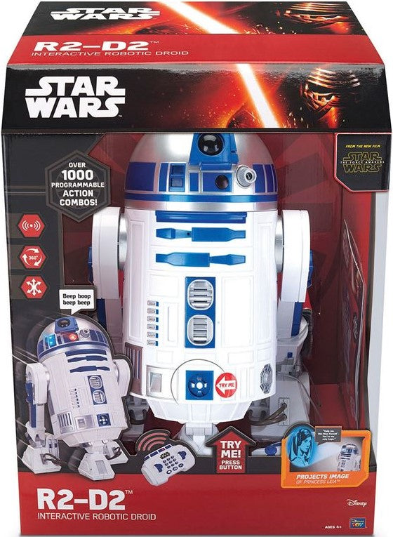 STAR WARS R2-D2 INTERACTIVE ROBOTIC DROID 16"
