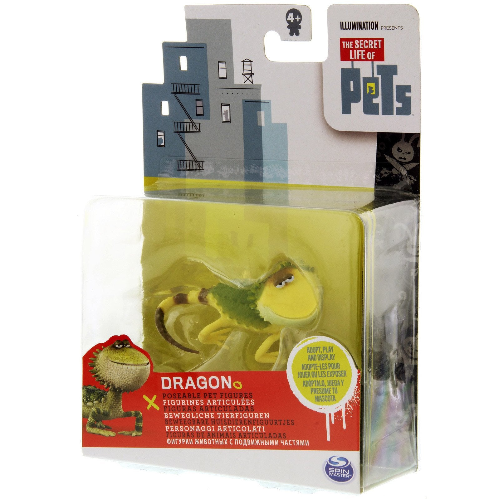SECRET LIFE OF PETS POSEABLE PET FIGURE DRAGON