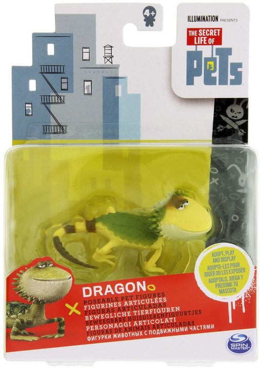 SECRET LIFE OF PETS POSEABLE PET FIGURE DRAGON