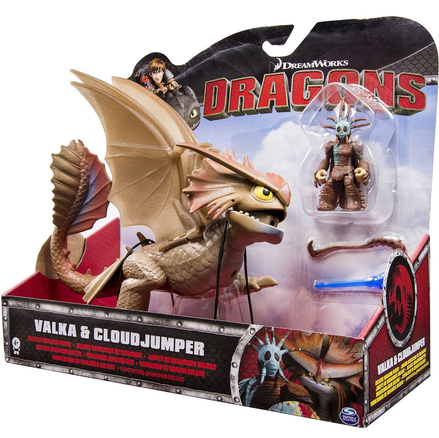 DREAMWORKS DRAGONS VALKA & CLOUDJUMPER DELUXE DRAGON RIDERS