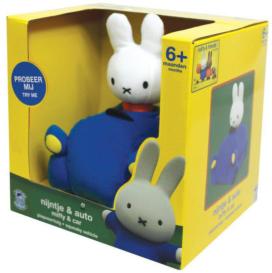 MIFFY SQUEAKY VEHICLE MIFFY & CAR