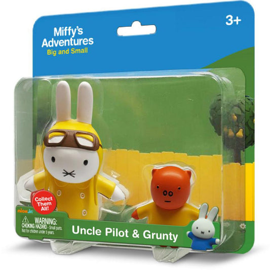 MIFFY 2-PACK BLISTER: UNCLE PILOT & GRUNTY