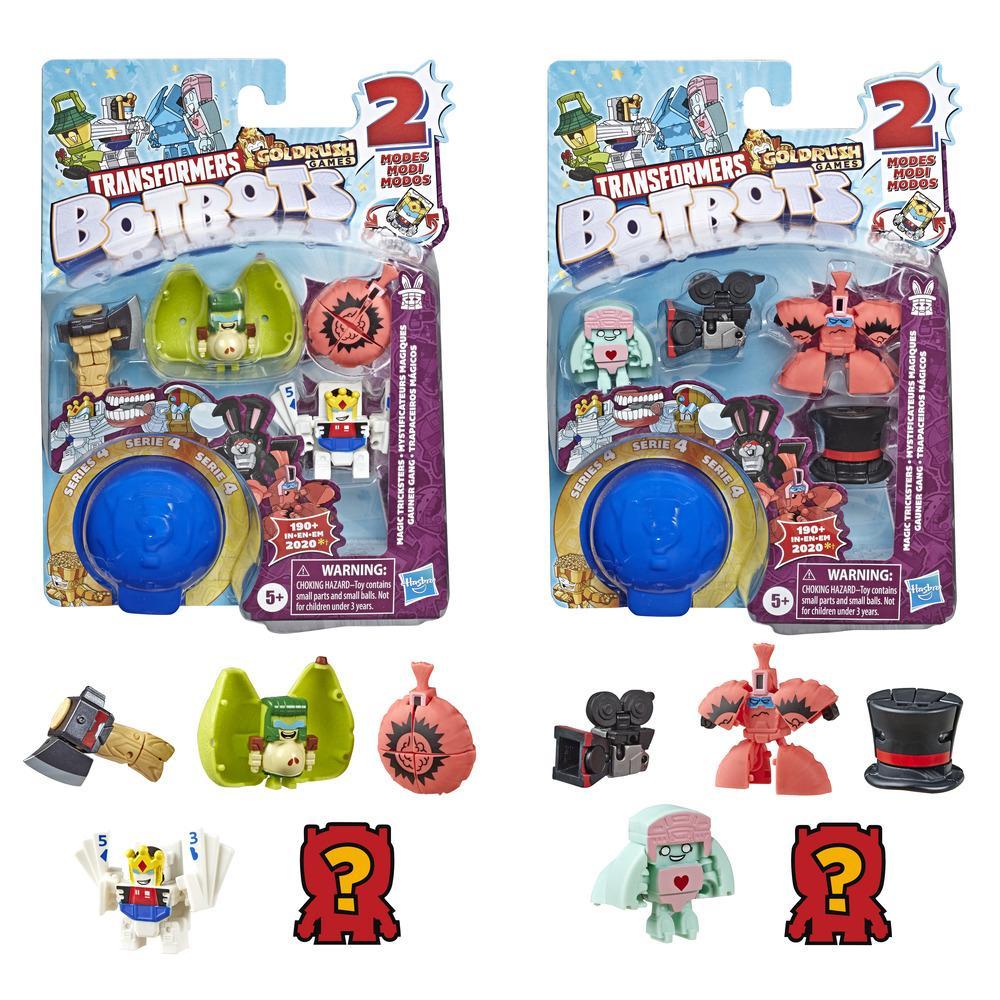 TRANSFORMERS BOTBOTS TOYS SERIES 4 MAGIC TRICKSTERS 5-PACK ASSORTED