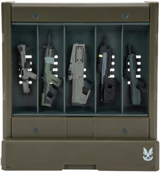 HALO 4” Mission Pack UNSC Checkpoint with Spartan Gungir + Elite Mercenary