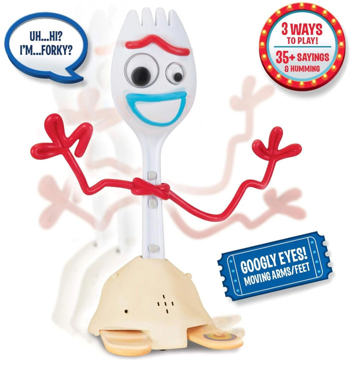 TOY STORY 4 INTERACTIVE FORKY Walks, Talks & Dances