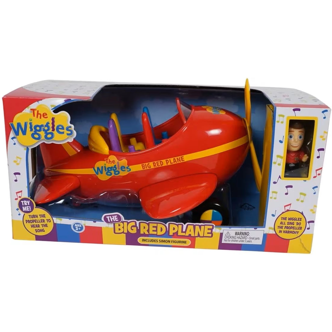 THE WIGGLES BIG RED PLANE (Inc Simon Figurine)