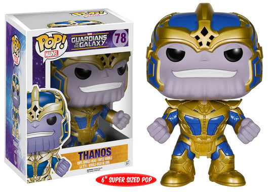 FUNKO POP! MARVEL: GUARDIANS OF THE GALAXY VINYL BOBBLE-HEAD FIGURES (Wave 2) - Thanos 6" Supersized